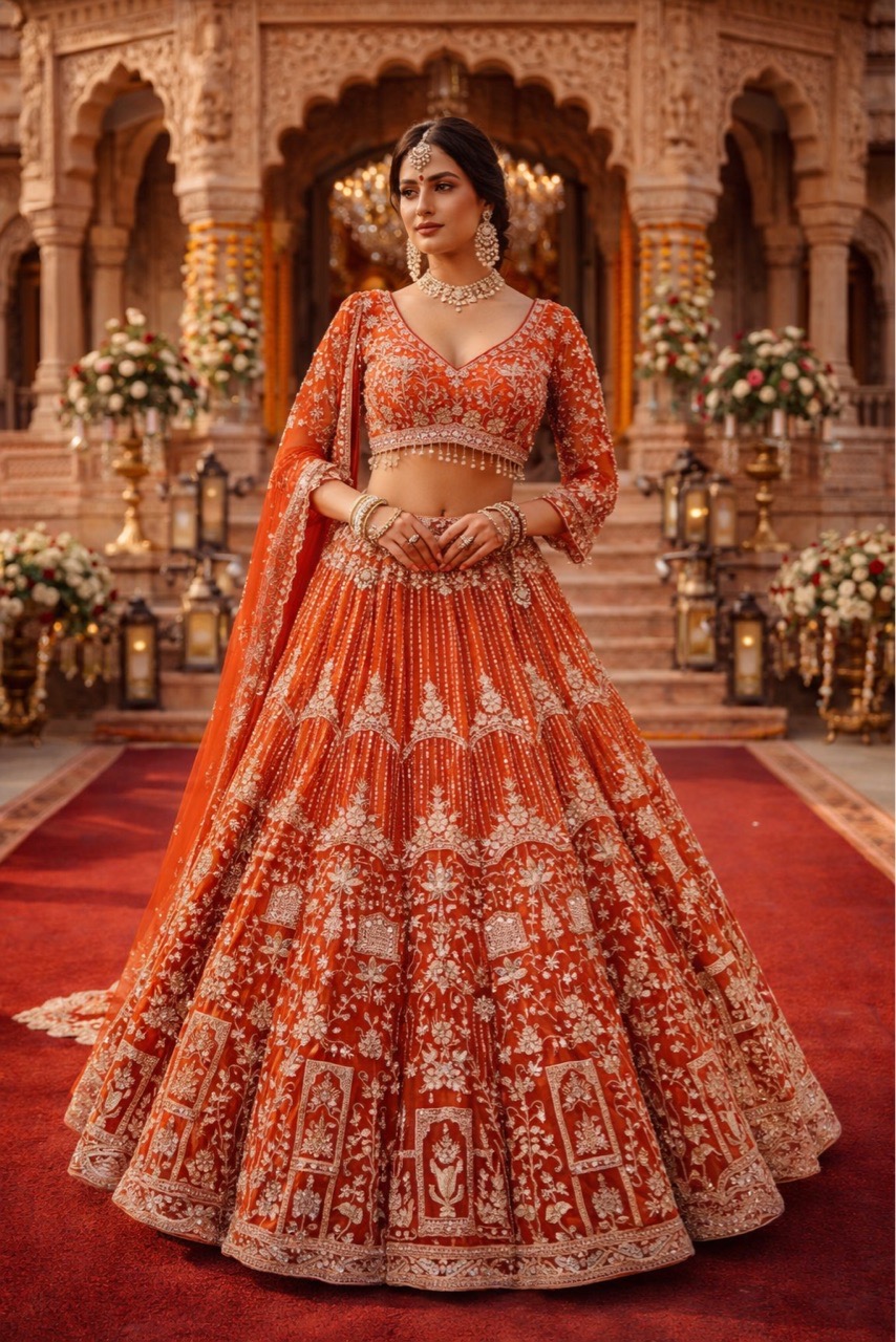 Heavy Lehenga Choli by Galaxy Creation