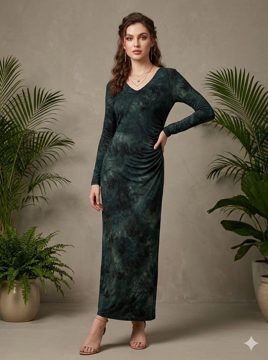 Body Hugging Maxi Dress