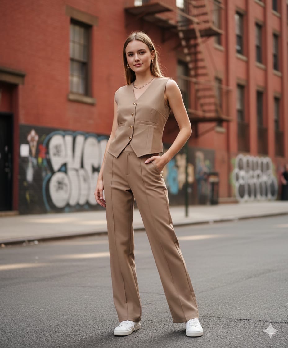 Chic Beige Co-Ord Set