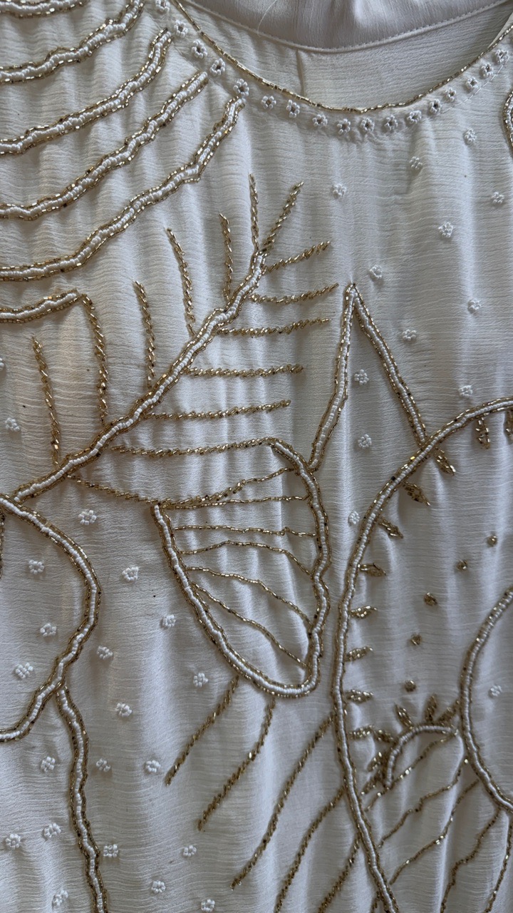 Embroidered Kurta And Garara Set by Sabhya Paridhaan view 2