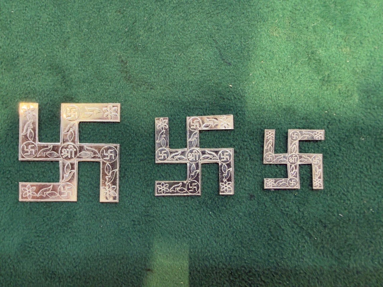 Silver Swastika view 2