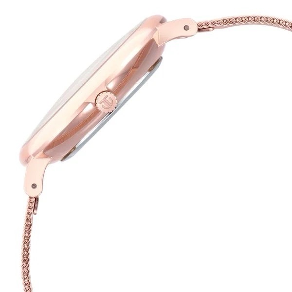 Titan Women’s Rose Gold Mesh Watch view 4