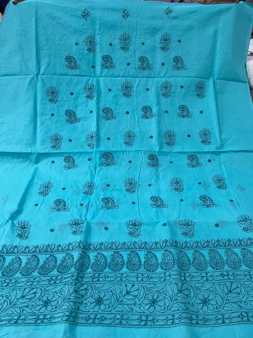 Chikankari Embroidered Fabric