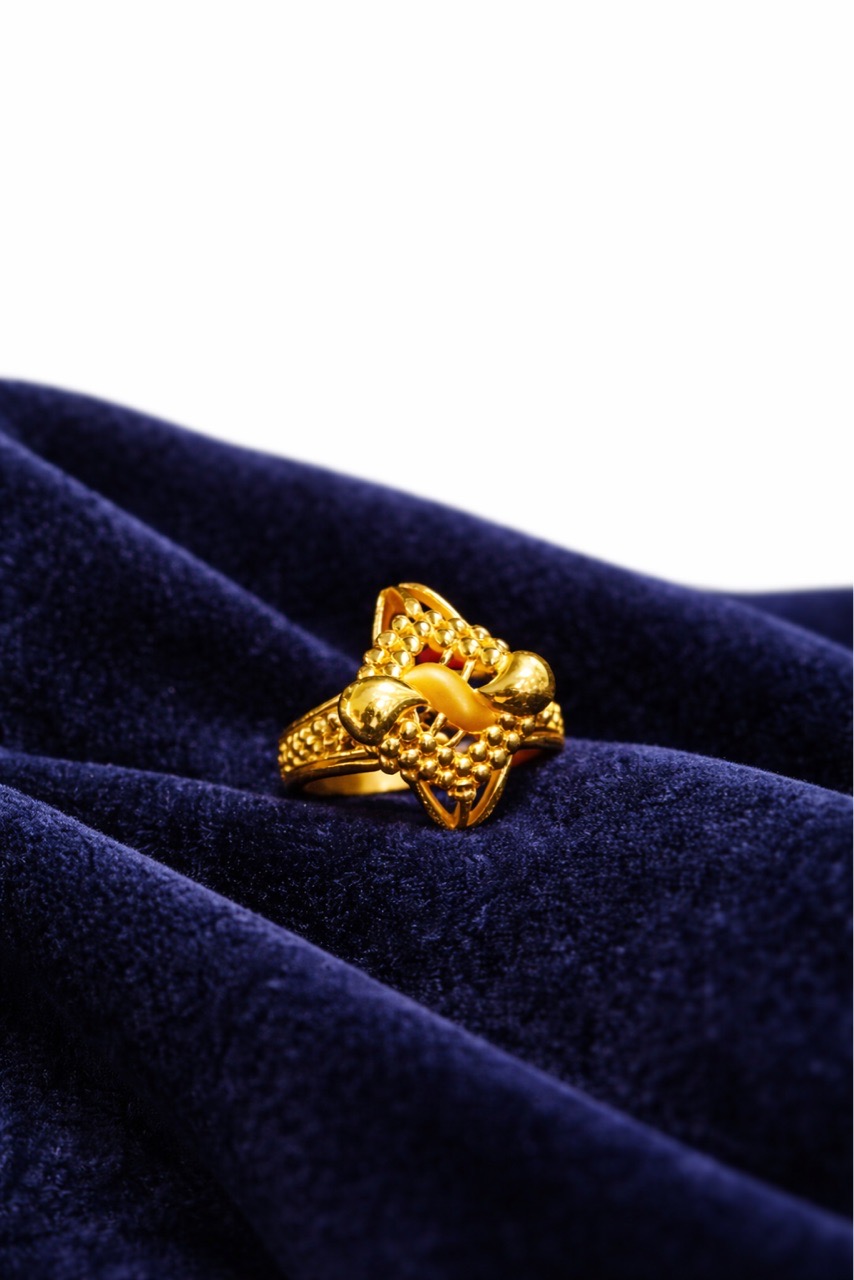 Bahubali Gold Ring view 3