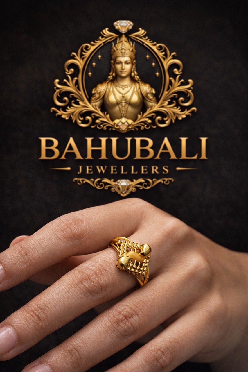 Bahubali Gold Ring view 2