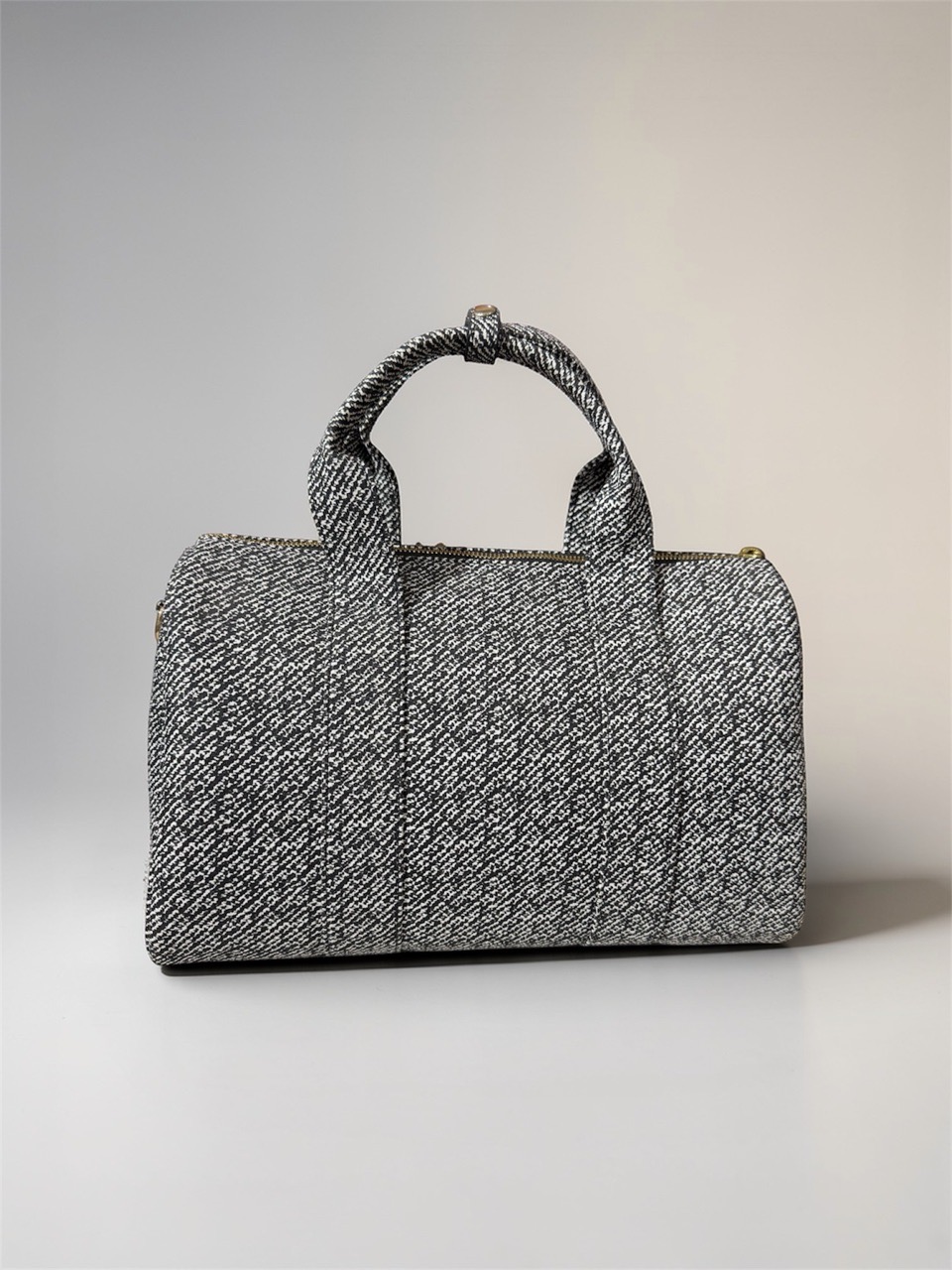Textured Fabric Handbag view 8