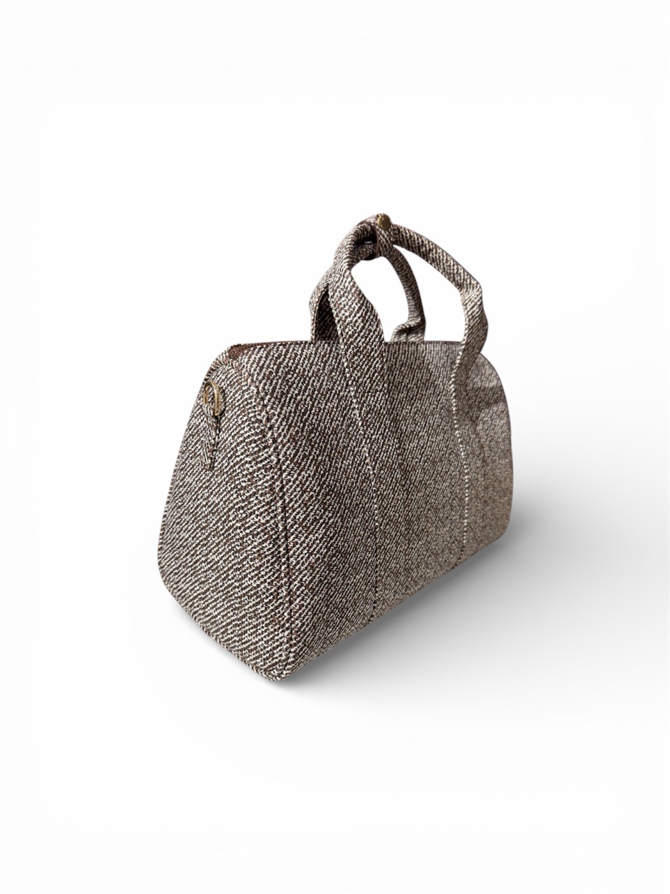 Textured Fabric Handbag view 7