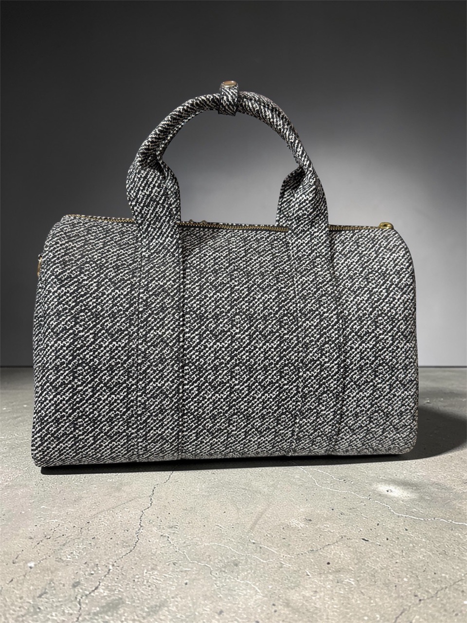 Textured Fabric Handbag view 2