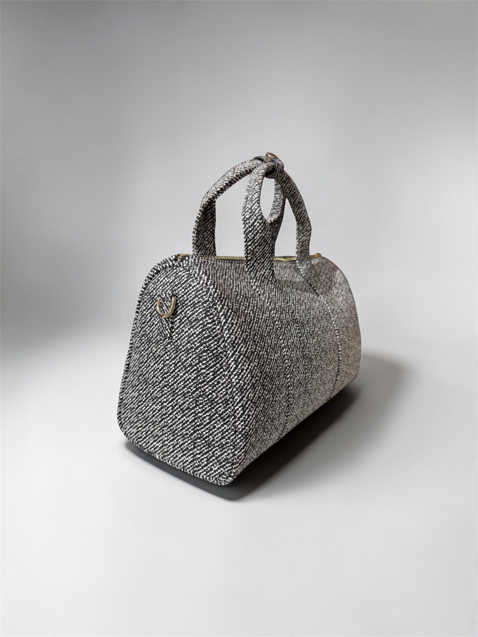 Textured Fabric Handbag view 10