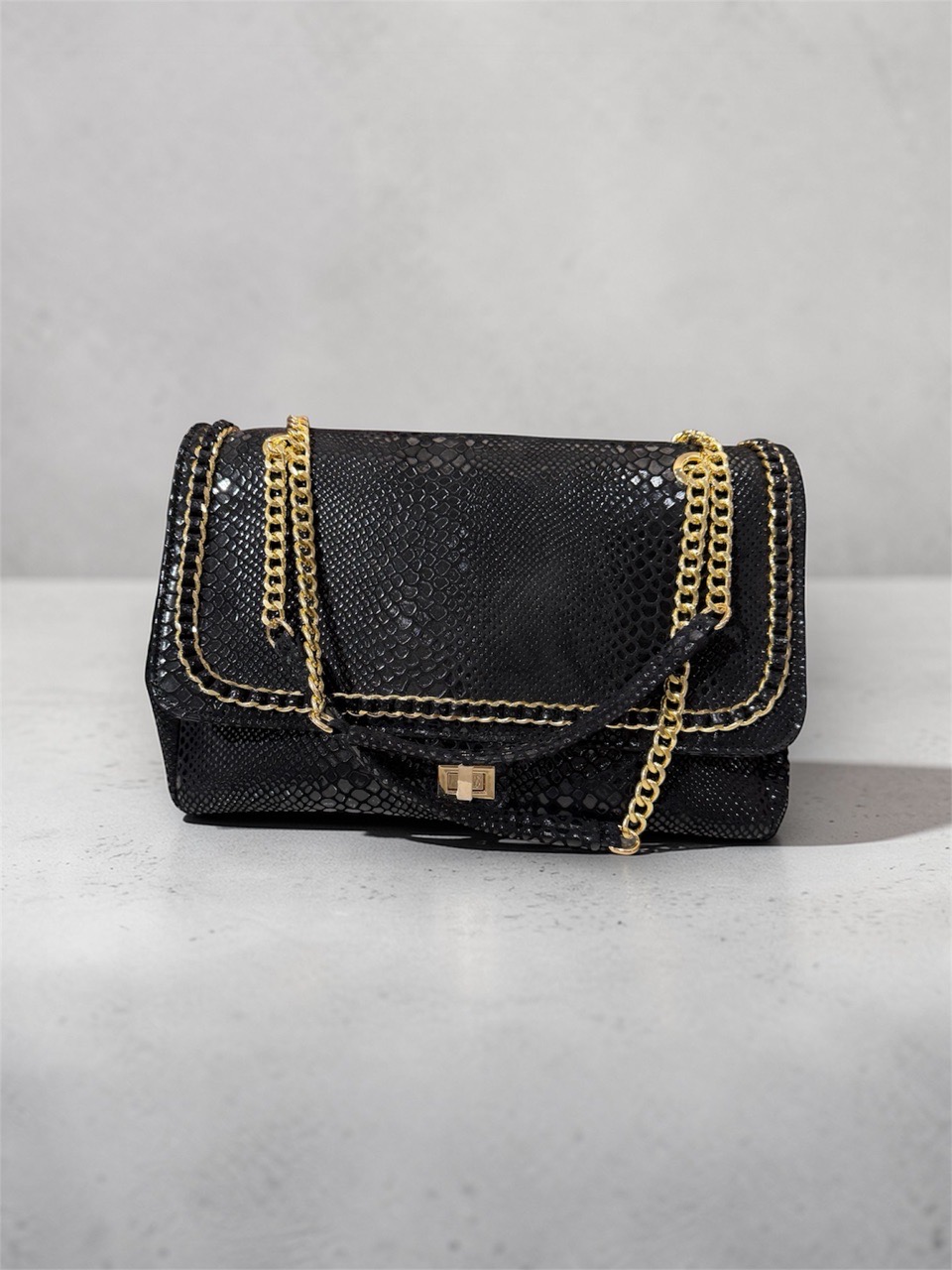 Elegant Black Handbag view 4