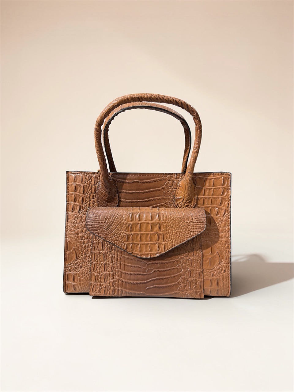 Crocodile Pattern Handbag view 16