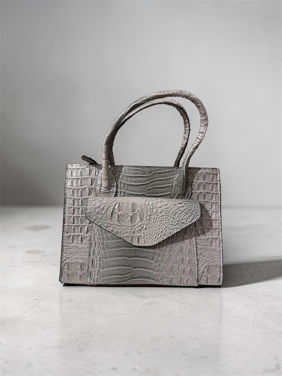 Crocodile Pattern Handbag view 14