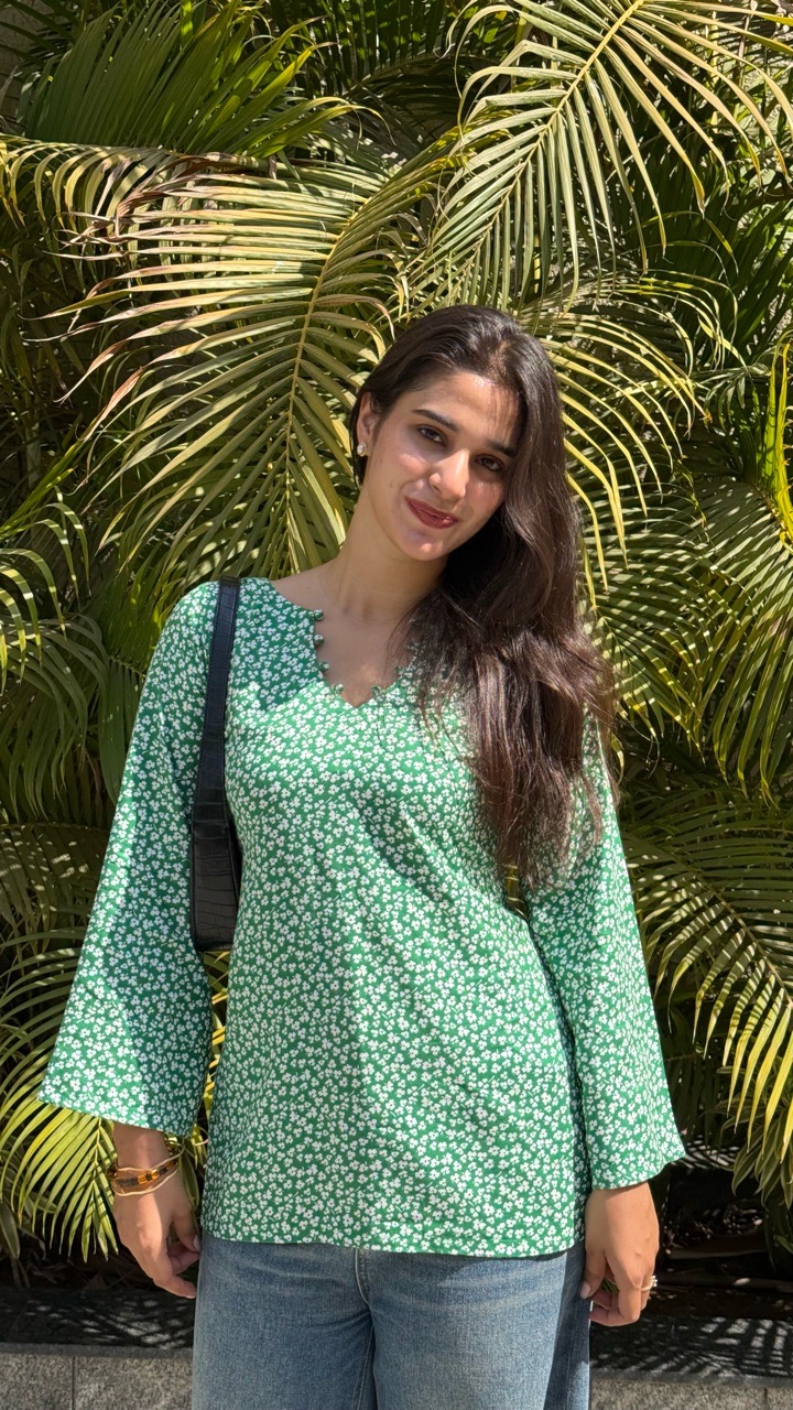 Green Corset Kurti
