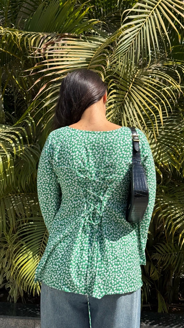 Green Corset Kurti view 5