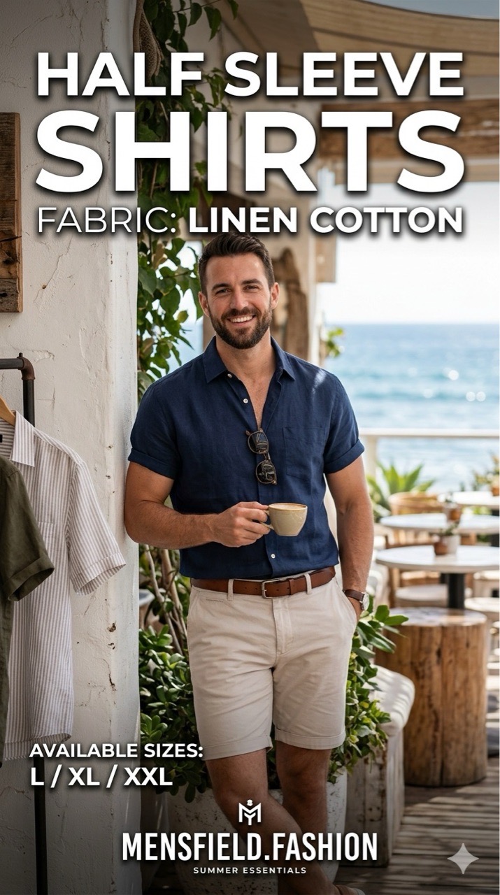 Mensfield Half Sleeve LINAN Shirt ART NO 11045 view 2