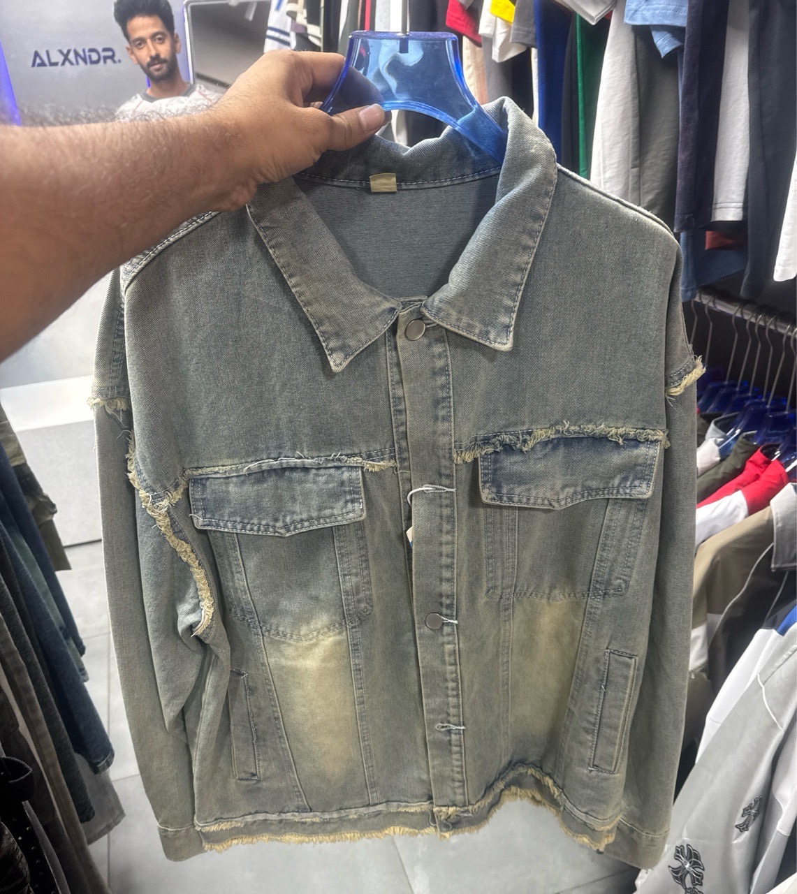 Unisex Denim Jacket view 2