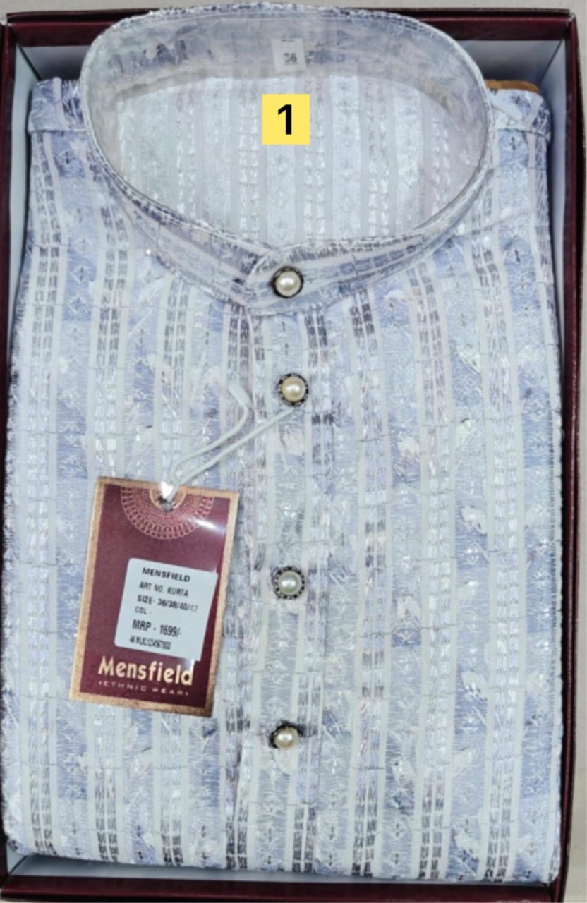 Mensfield Ethnic Wear Kurta PRINT-1 view 2