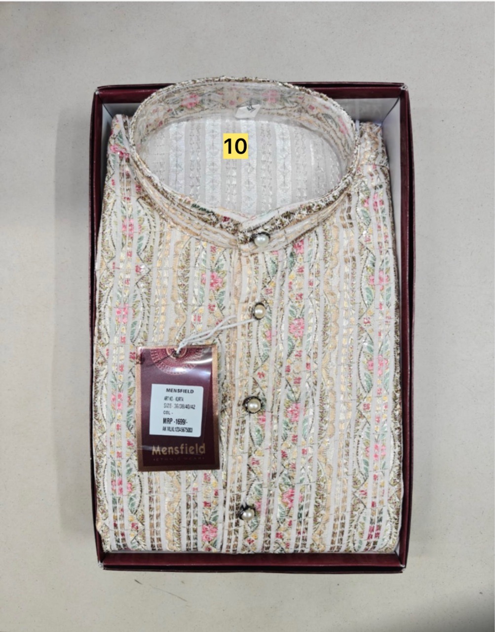 Mensfield Kurta. PRINT-10 view 2