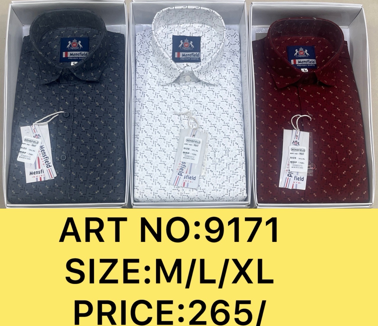 Mensfield Premium Shirts. ART NO 9171 view 2