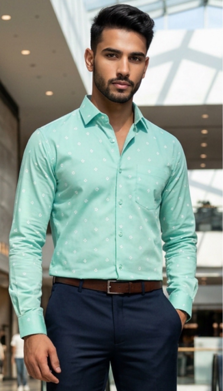 Mensfield Printed Shirts. ART NO:7747 view 4