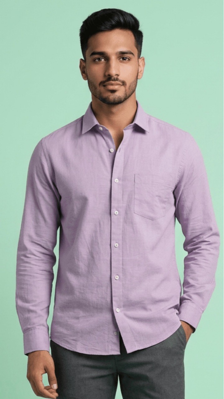 Mens Martin Smith Cotton Linen Shirt