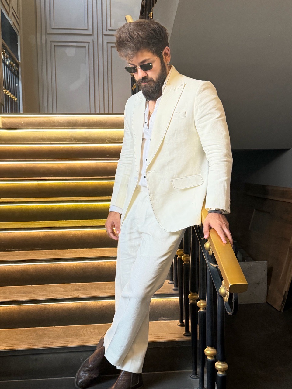 Designer Double Breasted Suit view 3