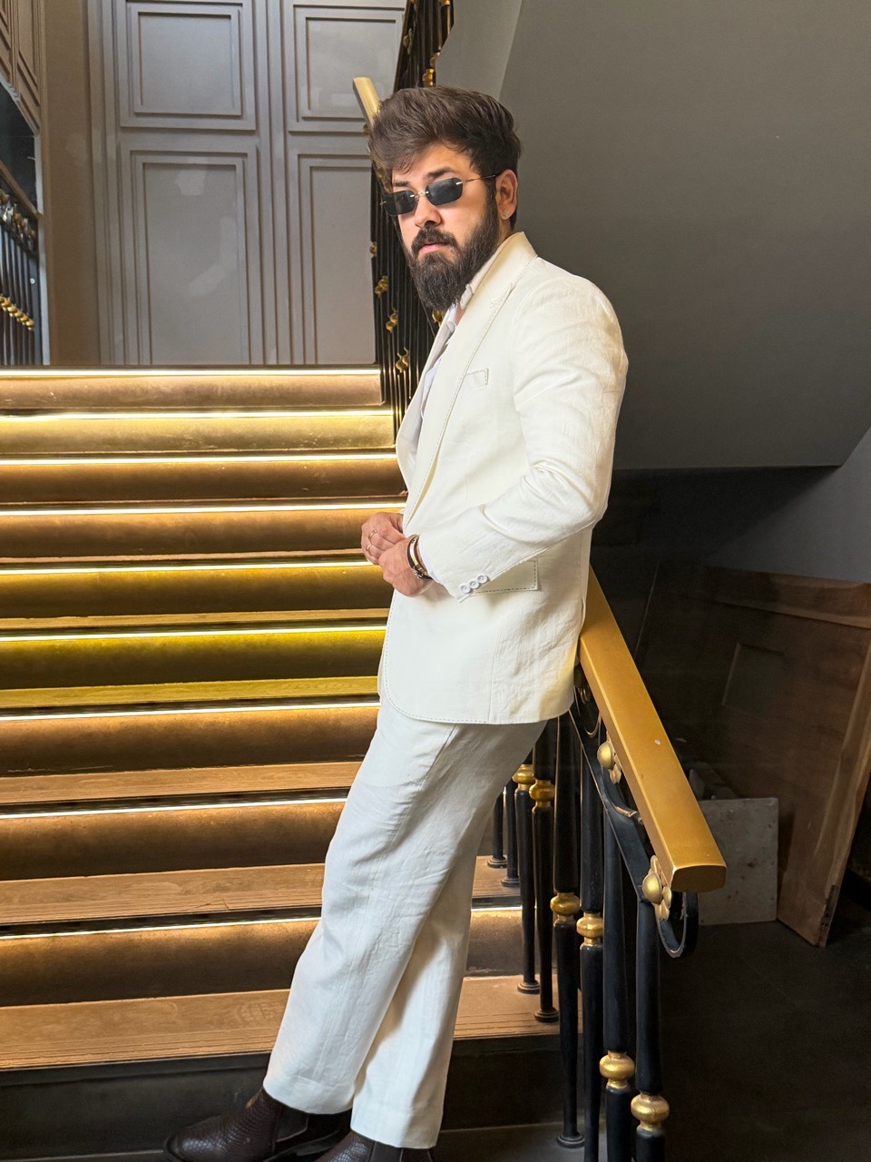 Designer Double Breasted Suit view 4