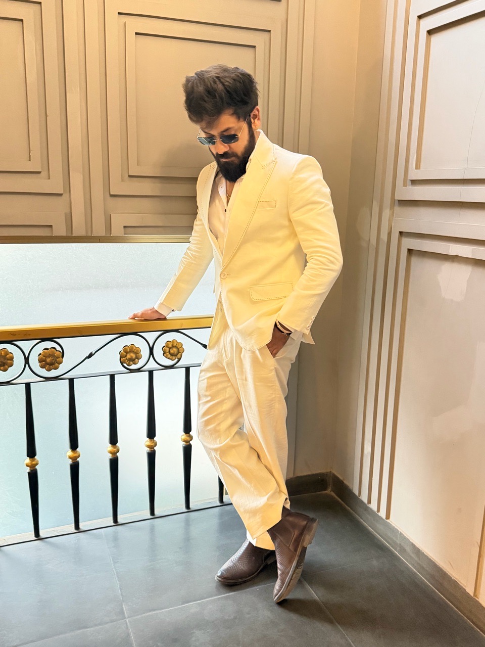 Designer Double Breasted Suit view 7