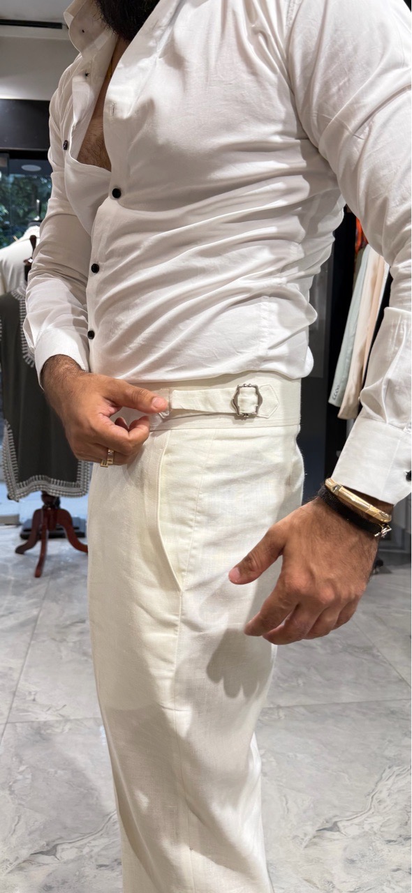 Linen Gurkha Pants view 3