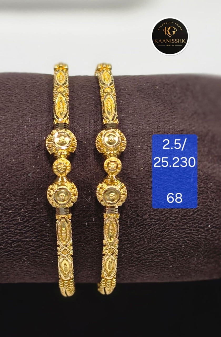 Kaanisshk Gold Bangle3 view 5
