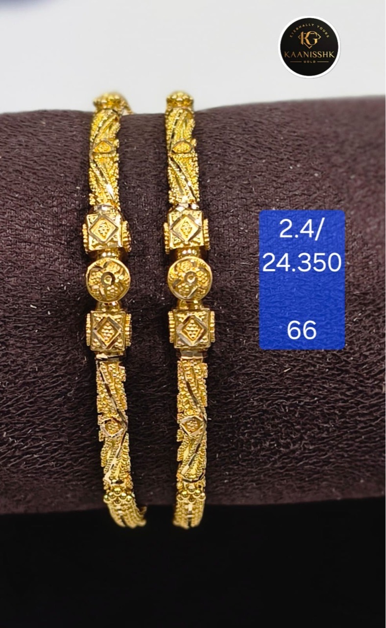 Kaanisshk Gold Bangle3 view 2