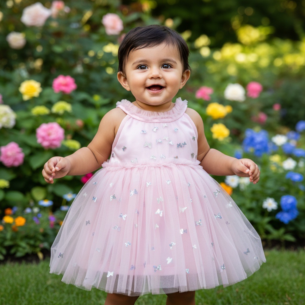 Pink Tulle Dress