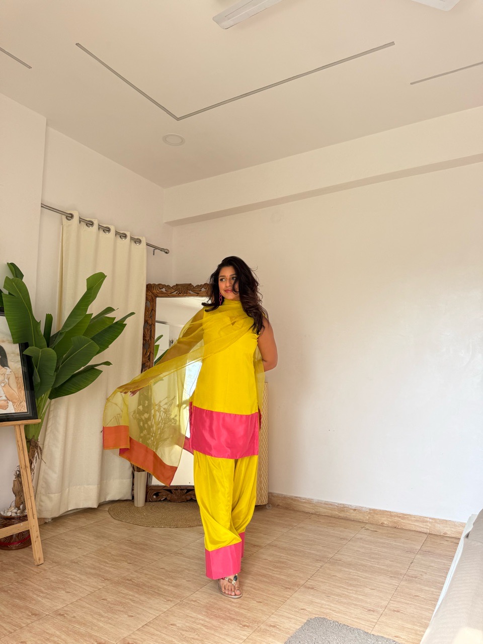 Color Block Farshi Salvar set