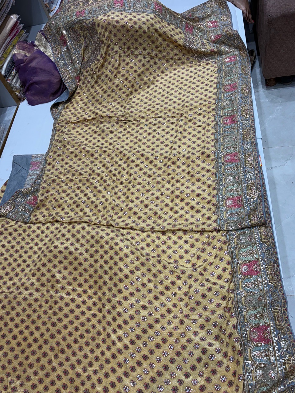 Embroidered Saree view 6