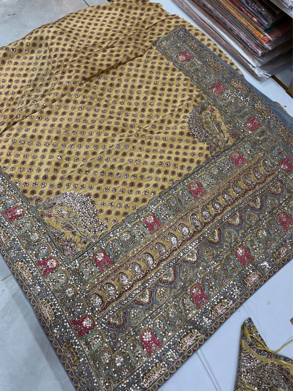 Embroidered Saree view 5