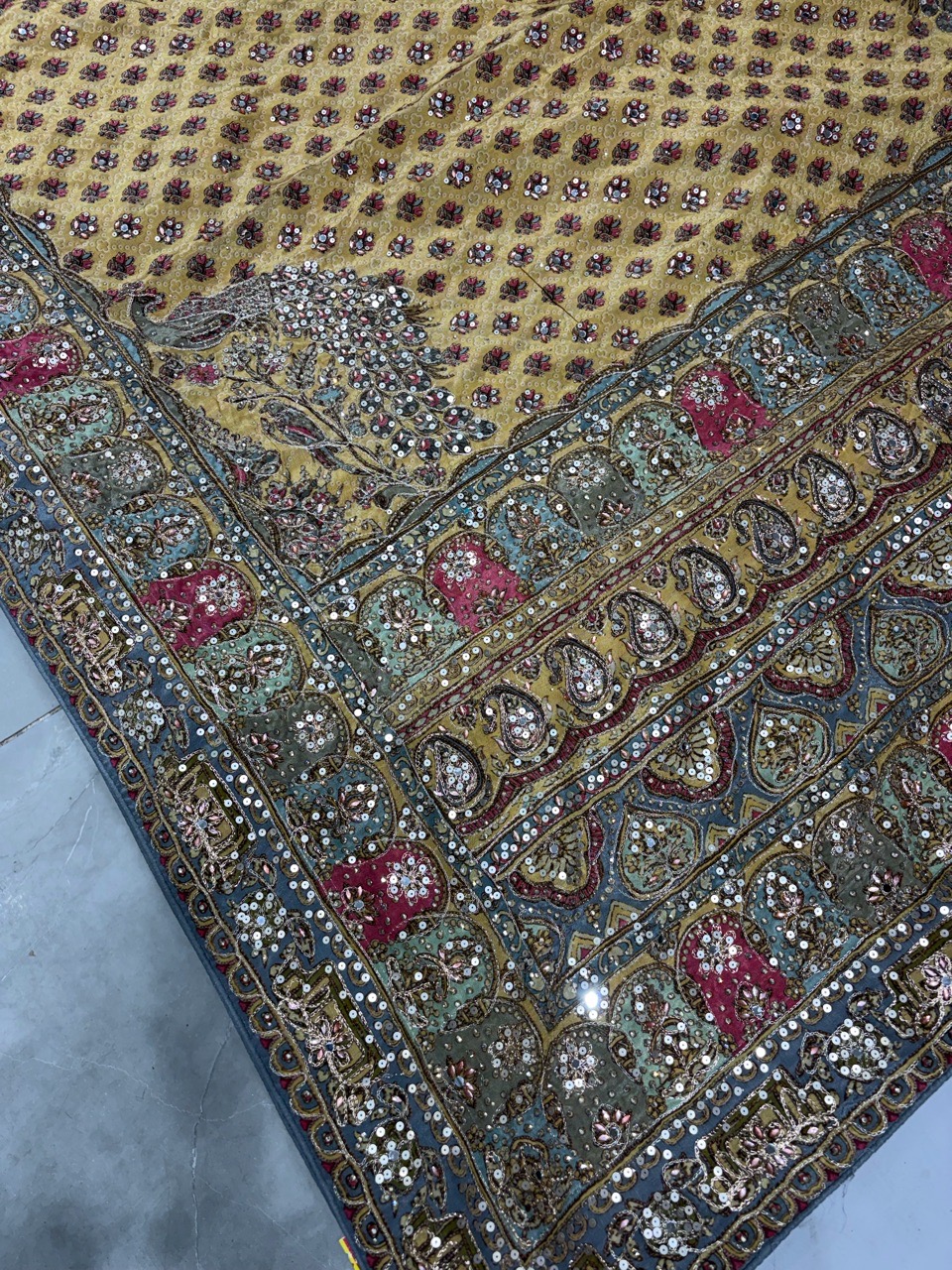 Embroidered Saree view 4