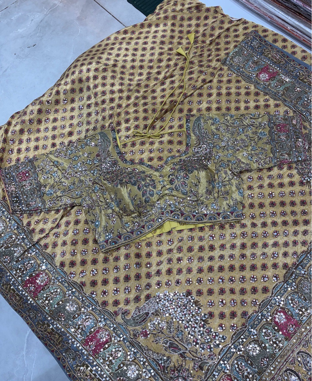 Embroidered Saree view 3