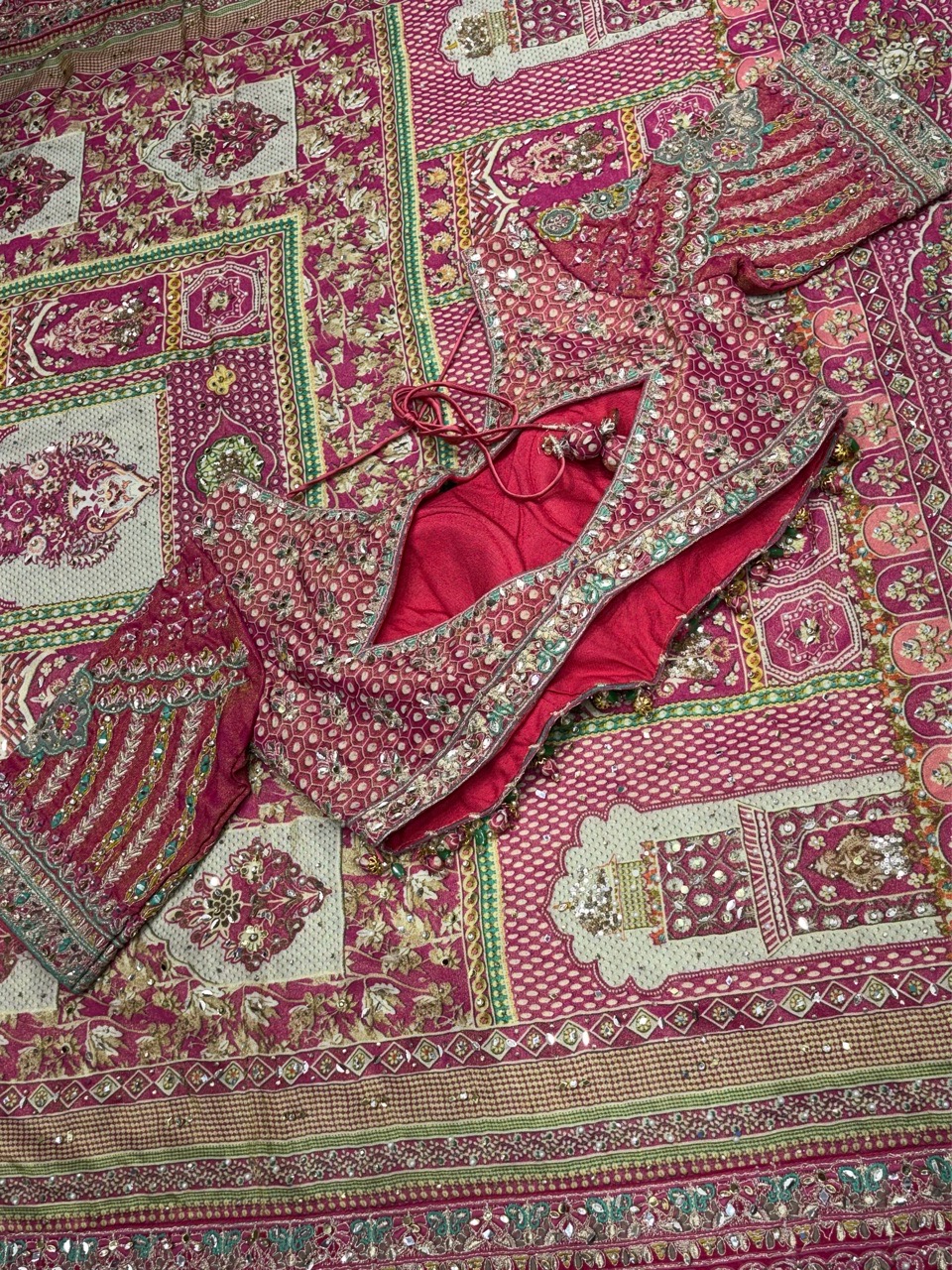 Embroidered Silk Saree view 3