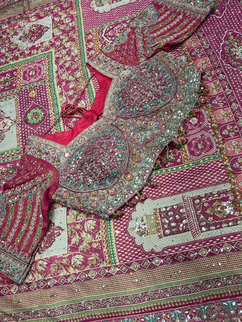Embroidered Silk Saree view 2