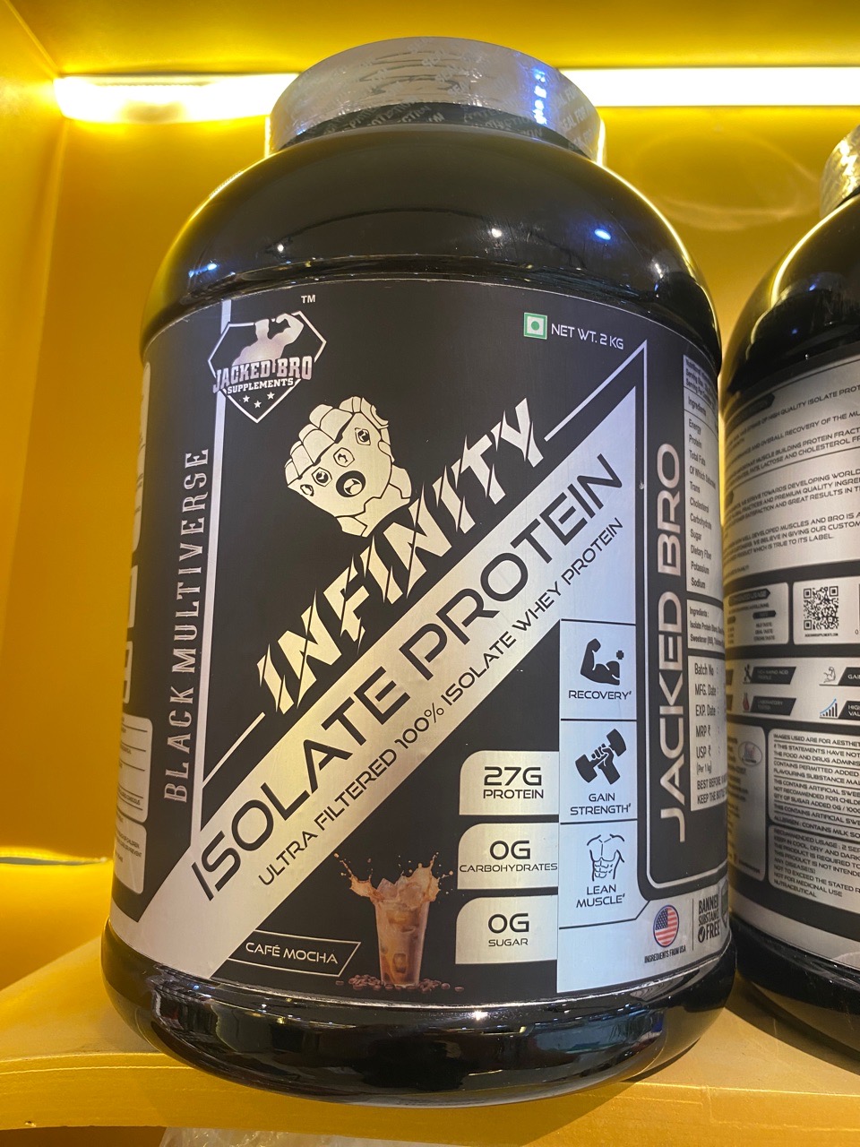 Jacked Bro Infinity Isolate Protein view 2