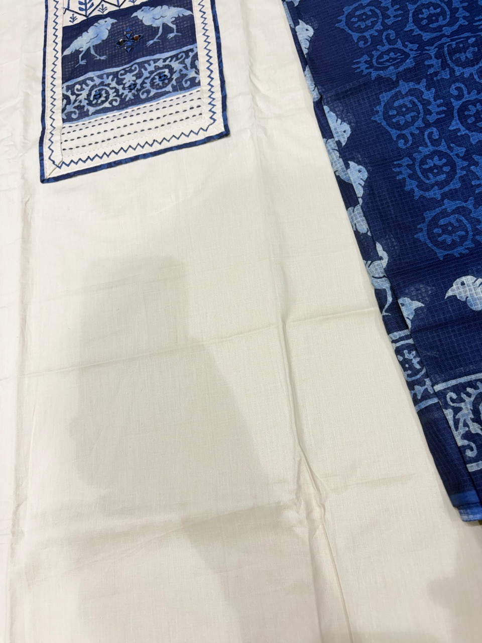 White Cotton Suit view 5