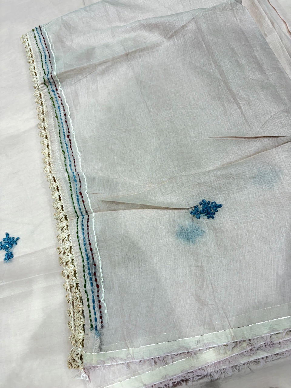 Ajrakh Unstitched Suit view 2