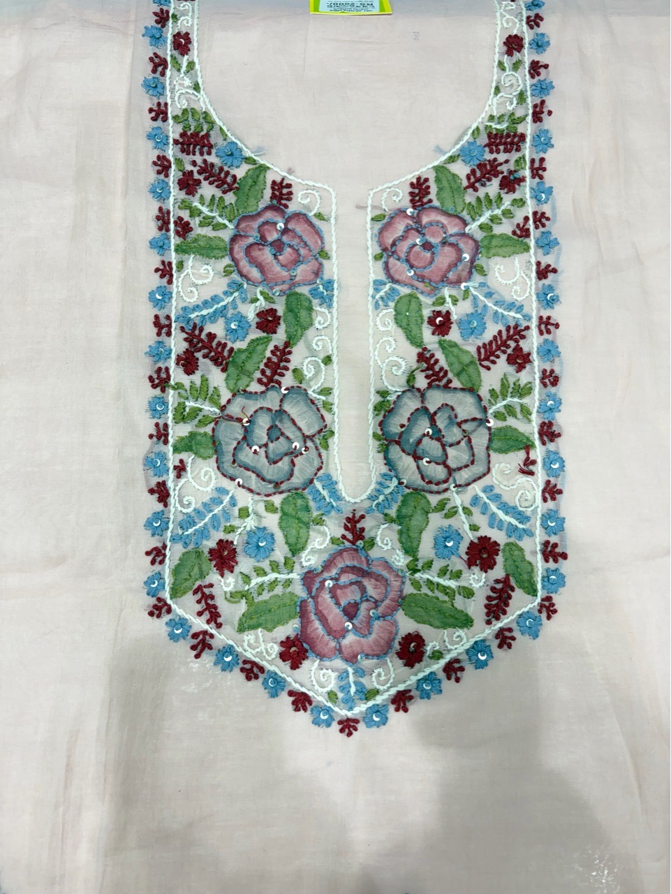 Ajrakh Unstitched Suit view 4
