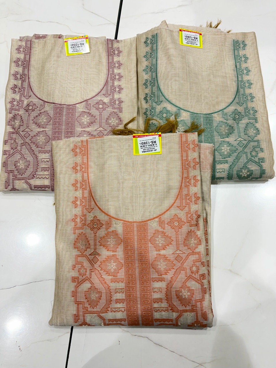 Aajrakh Unstitched Suit view 6