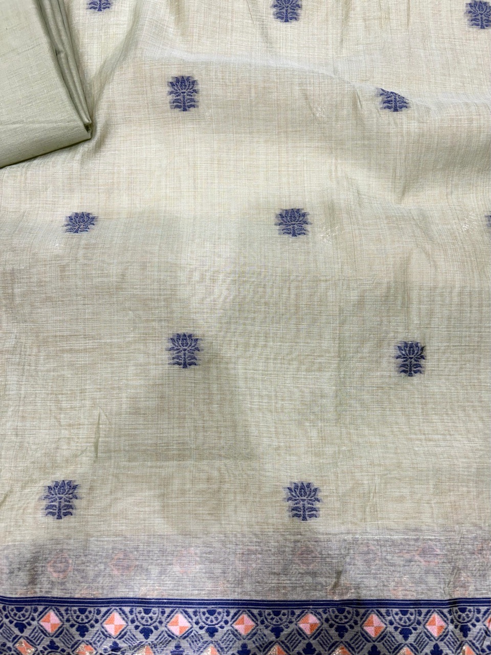 Cow Designed Unstitched Suit Set view 5