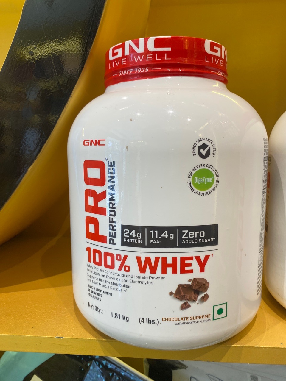 GNC Pro Performance 100% Whey Protein - Chocolate Supreme view 2