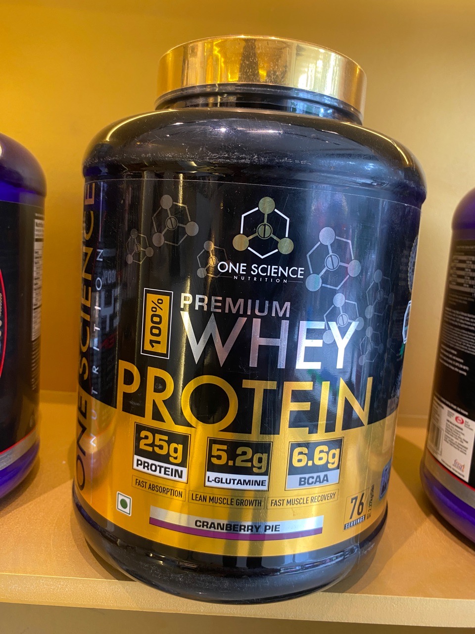 One Science Premium Whey Protein - Cranberry Pie view 2