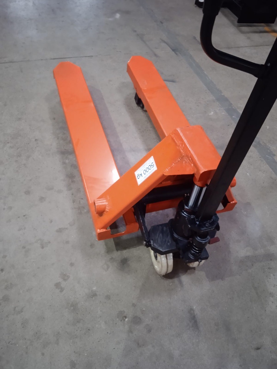 Heavy-Duty Orange Pallet Truck view 2