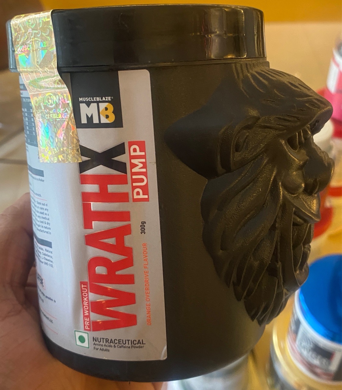 Wrathx Pump Pre Workout Gorilla view 3