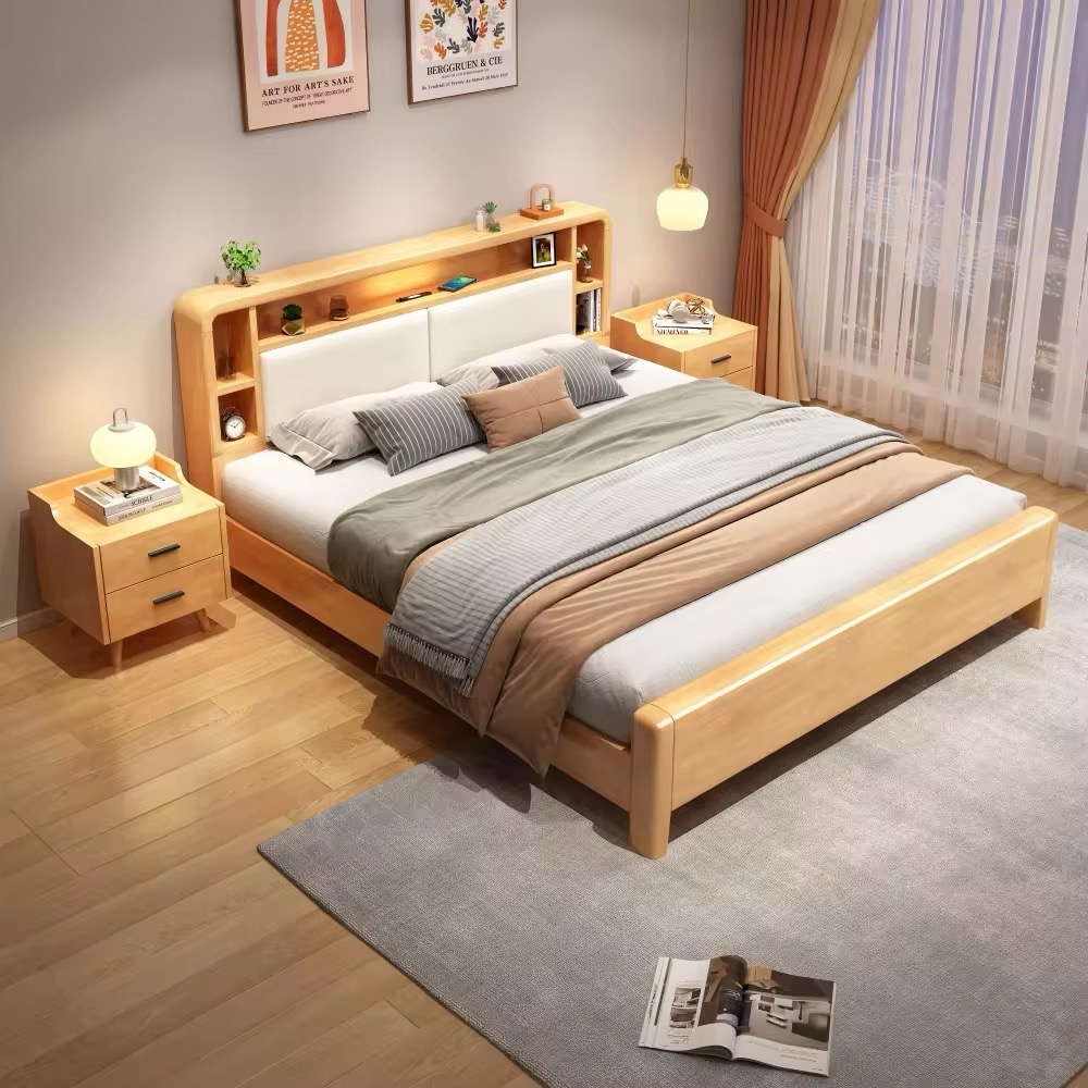 Wooden Storage Bed view 4